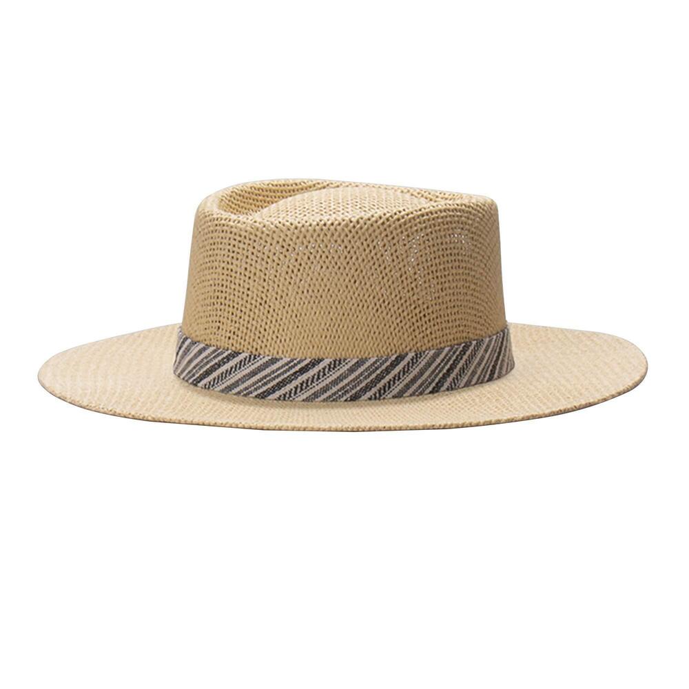 3957 Straw Fedora Hat